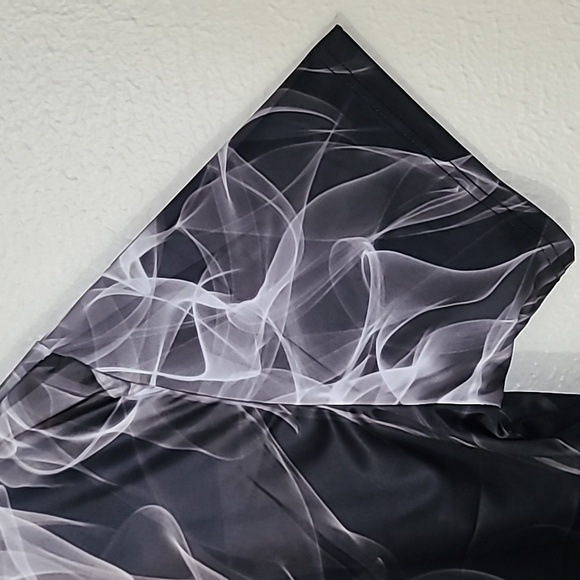 Grey Flame Smoke Luxury Graphic Mens Tee Shirt Dri Fit Tshirt Size 2XL - Picture 13 of 15